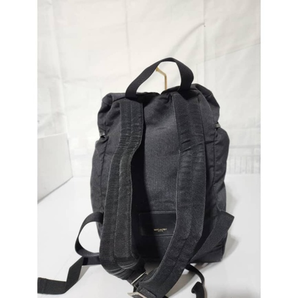 Authentic Saint Laurent Hunting Backpack Black - Picture 4 of 12